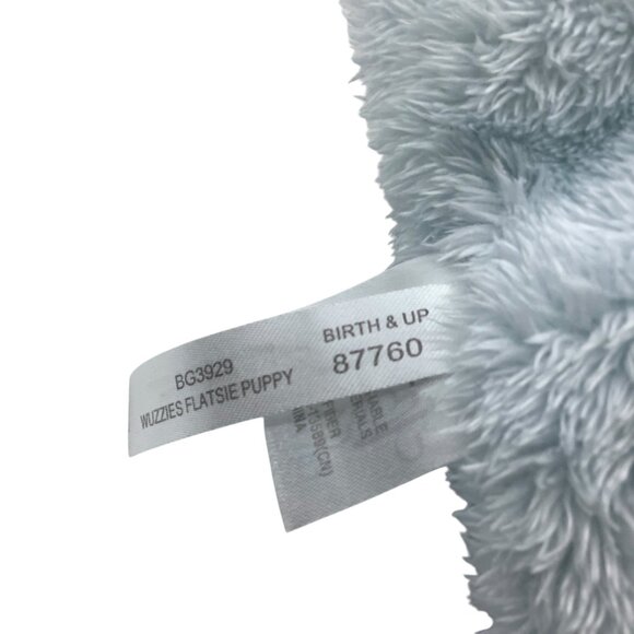 Ganz Baby Wuzzies Flatsie Puppy Stuffed Animal Baby Lovey Toy 10”x11” - Picture 3 of 7